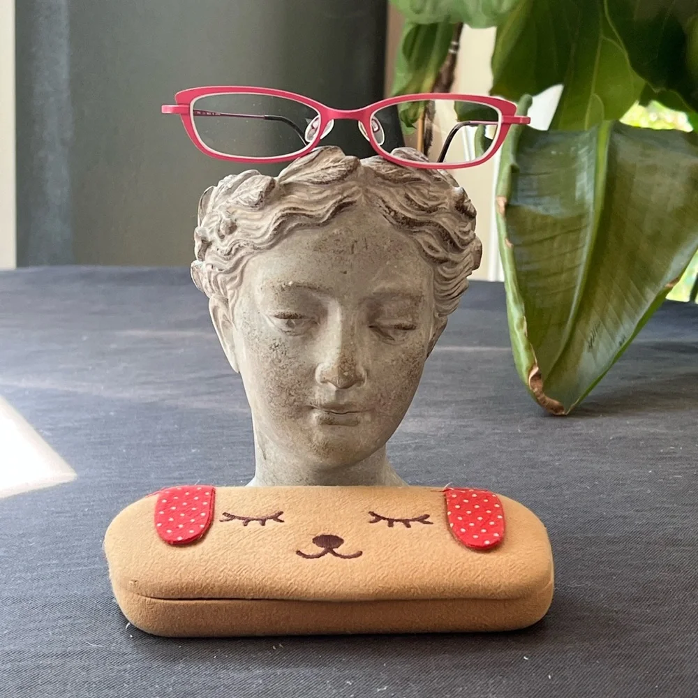 Bevel Eyeglasses Debbie Pink Berry Frame Case Japan 46-17 Titanium Vintage Y2K